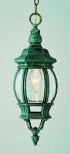  4065 RT - Parsons 1-Light Traditional French-inspired Outdoor Hanging Lantern Pendant with Chain